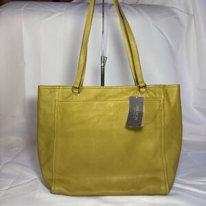American Leather Company Green Smooth Leather Tote Bag